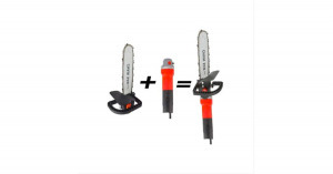 Láncfűrész adapter sarokcsiszoló flexhez 11.5