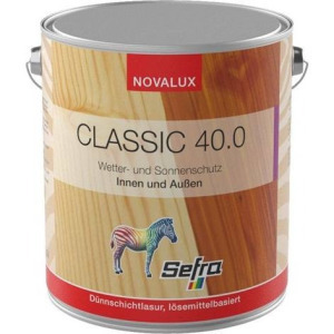 Novalux Classic 40.0 vékony lazúr, dió 750 ml