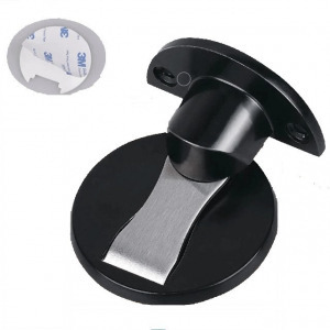 Elegáns mágneses ajtóütköző -fekete