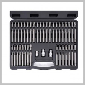 Haina 75 db-os Torx és bitfej készlet HEX HA-0062