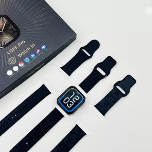 LG85 PRO okosóra, fekete - 3 szilikon szíjjal