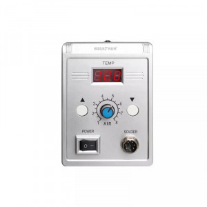 Forrólevegős forrasztópáka, forrasztóállomás, LCD kijelzős, 100-500°C