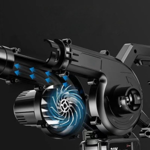 2in1 Légfúvó és porszívó, 2 akkumulátorral