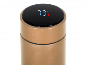 SMART LED kijelzős thermo termosz bögre - 500ml - arany