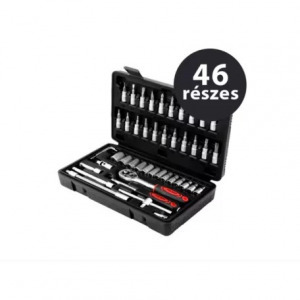 Professzionális 46 részes racsnis szerszámkészlet