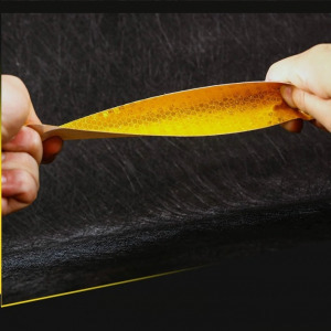 Kerékpár öntapadós fényvisszaverő ragasztószalag (3m) - narancssárga