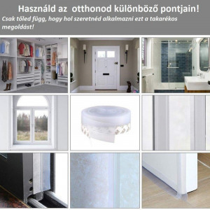 Gazdaságos szigetelő szalag (öntapadós) - átlátszó