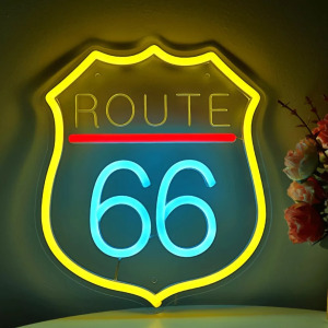 66-os út LED neon