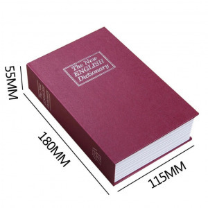 Könyv széf, könyv kialakítású biztonsági doboz