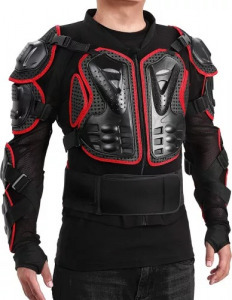 Wildken motorkerékpár protektormellény Armor, vörös, XL