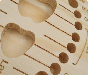 Fogtartó dobozka - kislány