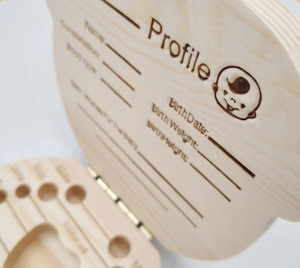 Fogtartó dobozka - kislány