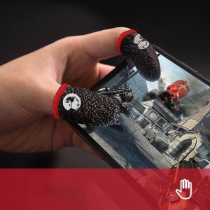 Gamer control kesztyű, csúszás és izzadságmentes ujj kesztyű