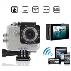 Akciókamera, vízálló tokkal