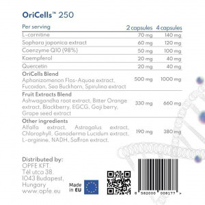 OPFE OriCells 250 étrend-kiegészítő, 120 db kapszula