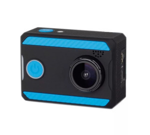 WiFi-s Akciókamera, 12MP sportkamera, FullHD, 30m-ig vízálló, kék-fekete
