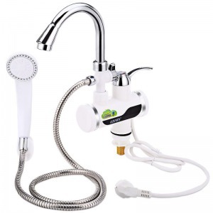 Fali LED-es csaptelep tusrózsával