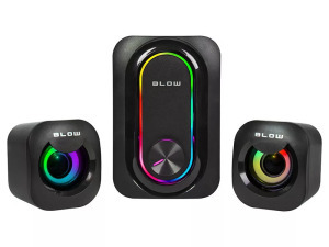 2.1 Játék számítógép hangszórók mélynyomóval - RGB világítással