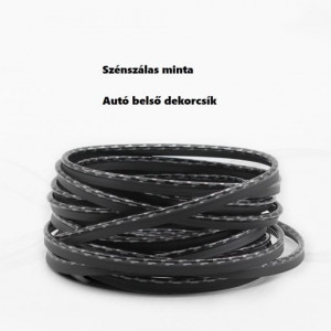 Autó belső dekorcsík - arany