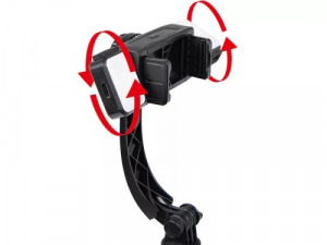 Gimbal kihúzható képstabilizátor két független lámpával és összecsukható lábakkal