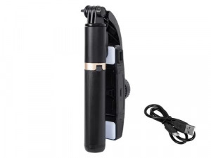 Gimbal kihúzható képstabilizátor két független lámpával és összecsukható lábakkal