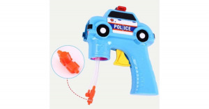 Rendőrautó formájú buborék fújó , zenével és fényhatásokkal