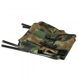 Összecsukható kemping horgász szék és hátizsák -camouflage