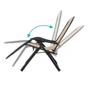 Párnázott zéró gravitáció szék, bézs