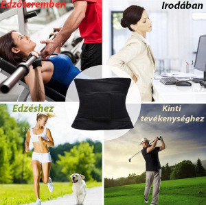 Fogyasztó öv, karcsúsító öv, alakformáló öv XXL