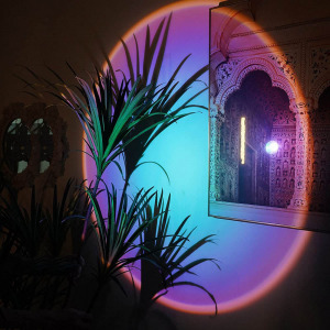 Sunset Light - szivárványszínű atmoszféra világítás / LED naplemente kivetítő