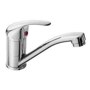 Balletto mosogató-mosdó csaptelep, 35mm kerámia betét, álló, egykaros, fényes, 18 cm hosszú