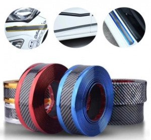 Küszöbvédő matrica autóra piros