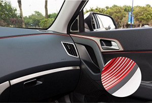 Autós dekorcsík - 5 méter ezüst