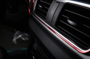 Autós dekorcsík - 5 méter ezüst