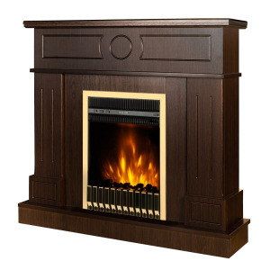 Elektromos kandalló Ambasador wenge & Gala gold, 1000x1048x300 mm, 2000 W