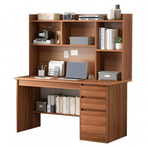 OT-500-Brown polcos íróasztal barna