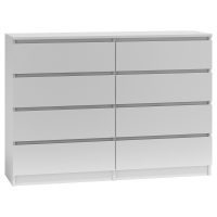 Drohmo M8 120 komód, 120x97x40 cm, fehér