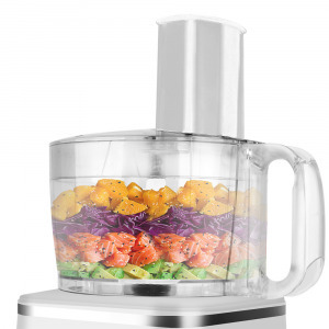 Hoomei multifunkcionális robotgép 600W - aprító, keverő, szeletelő, daráló (HM-6162)