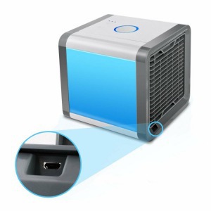Vízhűtéses asztali léghűtő, USB csatlakozóval
