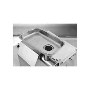 INOX, rozsdamentes acél ipari húsdaráló, 2500W, 230kg/óra