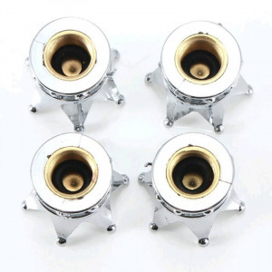 King szelepsapka, korona kialakítású szelepsapka, (autóhoz, kerékpárhoz) fekete