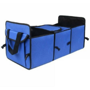 Többrekeszes csomagtartó rendező hűtőtáskával - kék színben - MS-817