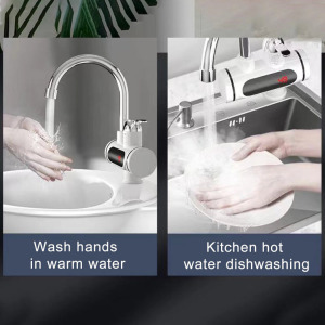 1+1 elektromos vízmelegítő alsó bekötésű csaptelep