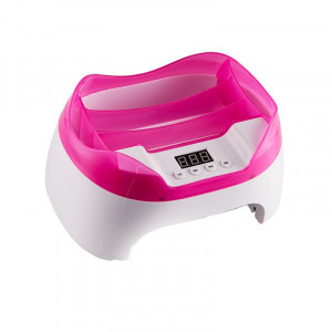 2in1 Egykezes LED UV időzítős műkörmös lámpa és kelléktároló