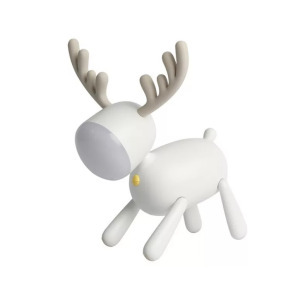 Éjjeli LED szarvaslámpa, 3 fényerő, 3 különböző meleg fény, akkumulátor