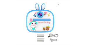 Nyuszis mini gyermek fényképezőgép azonnali nyomtatással