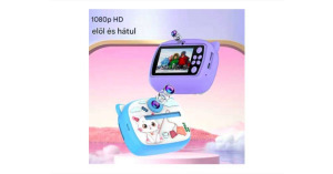 Nyuszis mini gyermek fényképezőgép azonnali nyomtatással