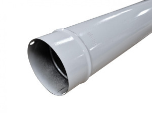 Zománcozott füstcső 118/80 fehér