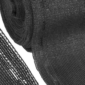 Árnyékoló háló, belátásgátló, fekete, 95% 180g/m2 1,5x25 m UV szűrővel