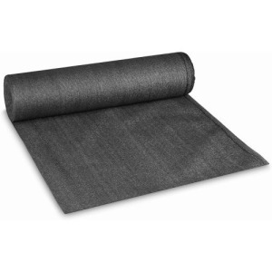 Árnyékoló háló, belátásgátló, fekete, 95% 180g/m2 1,5x25 m UV szűrővel